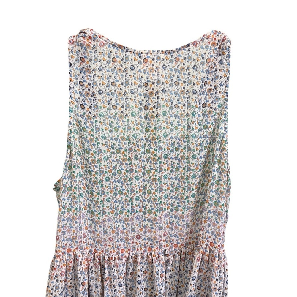 Anthropologie Maeve Violetta Sheer Floral Sleeveless Summer Dress - Picture 11 of 16